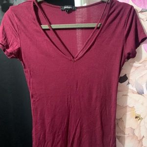 Maroon shirt